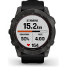 Часы GARMIN FENIX 7 Sapphire карбон серый с силиконовым ремешком 010-02541-11G